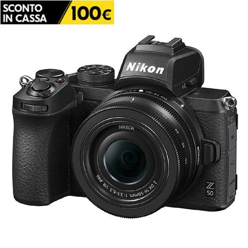 Nikon Z50 + Nikkor Z DX 16-50 VR  + SD 64 Gb 677x