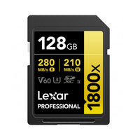 SD 128 GB Professional 1800x series GOLD LEXAR