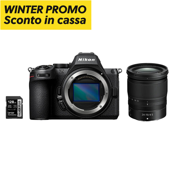 Nikon Z5II  + NIKKOR Z 24-70mm f/4 + SD 128 Gb