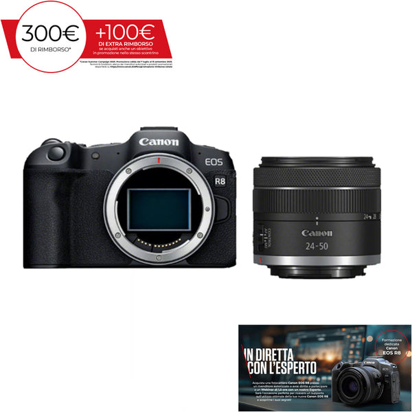 Canon EOS R8 + RF 24-50mm IS STM
