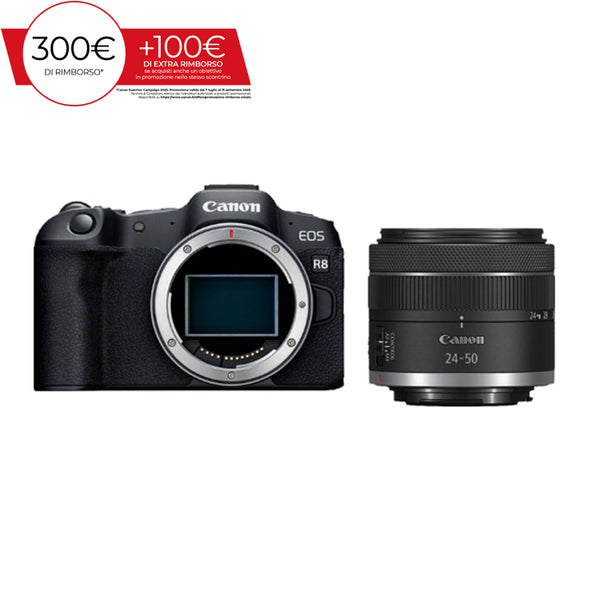 Canon EOS R8 + RF 24-50mm IS STM Garanzia Canon Italia – De Lucia Photo ...