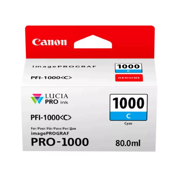 Canon cartuccia d'inchiostro Ciano PFI-1000-C